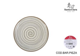 Santa Clara Plato de postre Loop Gris Monaco 20cm
