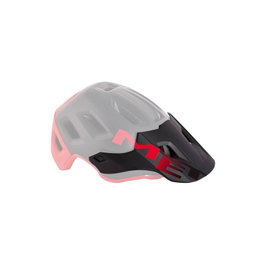 Met Visera para Casco Roam Negro/Rojo Mate Brillante Tamaño S/M