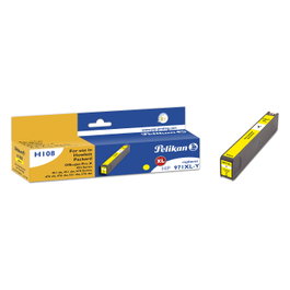 Pelikan Cartucho de Tinta Remanufacturado Amarillo para HP H108 CN628AE HP971XL