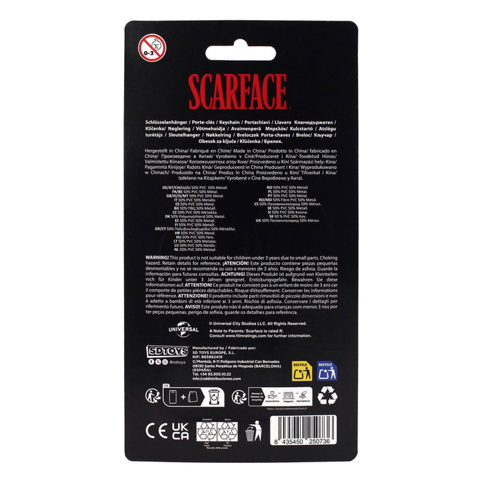 SD Toys Llavero 3D The World is Yours Scarface