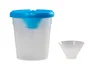 Liderpapel Vaso limpiapinceles de plástico 8x8,5 cm