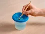 Liderpapel Vaso limpiapinceles de plástico 8x8,5 cm
