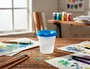 Liderpapel Vaso limpiapinceles de plástico 8x8,5 cm