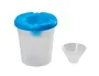 Liderpapel Vaso limpiapinceles de plástico 8x8,5 cm
