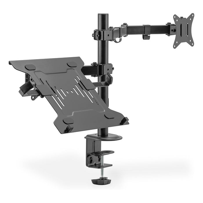 Digitus Soporte para Monitor y Portátil, Soporte para 1 Monitor de hasta 32", Capacidad de Carga 2 x 9 kg, Referencia SINGLE Digitus Soporte para Monitor y Portátil, Soporte para 1 Monitor de hasta 32", Capacidad de Carga 2 x 9 kg, Referencia SINGLE