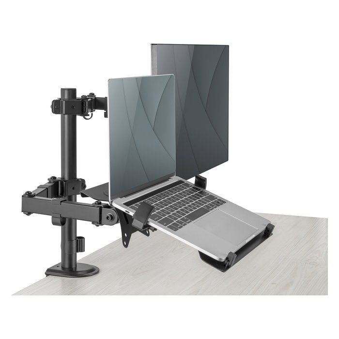 Digitus Soporte para Monitor y Portátil, Soporte para 1 Monitor de hasta 32", Capacidad de Carga 2 x 9 kg, Referencia SINGLE Digitus Soporte para Monitor y Portátil, Soporte para 1 Monitor de hasta 32", Capacidad de Carga 2 x 9 kg, Referencia SINGLE