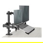 Digitus Soporte para Monitor y Portátil, Soporte para 1 Monitor de hasta 32", Capacidad de Carga 2 x 9 kg, Referencia SINGLE