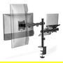 Digitus Soporte para Monitor y Portátil, Soporte para 1 Monitor de hasta 32", Capacidad de Carga 2 x 9 kg, Referencia SINGLE