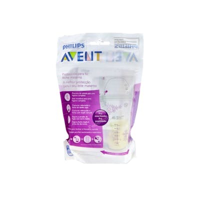 Avent Bolsas para Leche Materna SCF603/25, 180ml, 25 Unidades Avent Bolsas para Leche Materna SCF603/25, 180ml, 25 Unidades