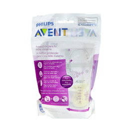Philips Avent Bolsas para Leche Materna para Extracción y Almacenamiento, 180 ml, 25 Unidades, SCF603/25