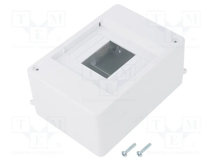 ELEKTRO-PLAST NASIELSK Carcasa MINI para 4 módulos, sin tapa, blanca ELEKTRO-PLAST NASIELSK Carcasa MINI para 4 módulos, sin tapa, blanca
