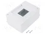 ELEKTRO-PLAST NASIELSK Carcasa MINI para 4 módulos, sin tapa, blanca