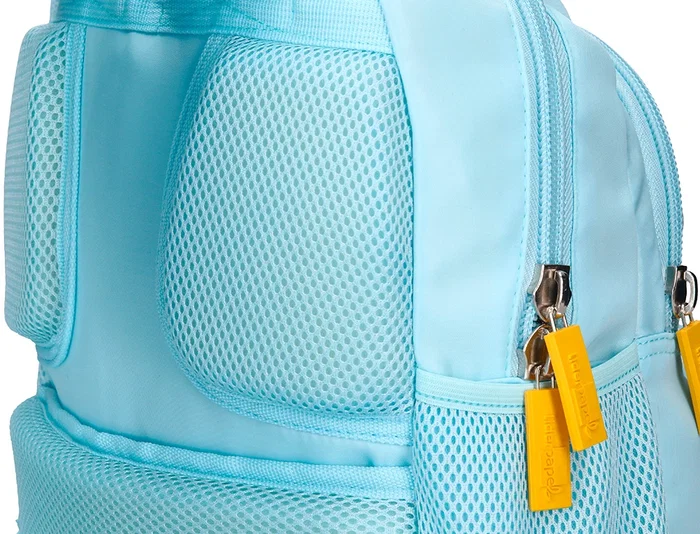 Liderpapel Mochila escolar multibolsillo infantil azul flowers Liderpapel Mochila escolar multibolsillo infantil azul flowers