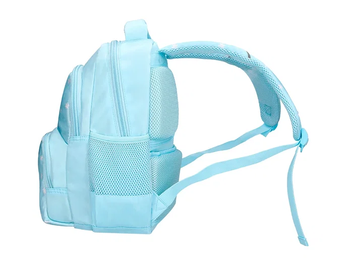 Liderpapel Mochila escolar multibolsillo infantil azul flowers Liderpapel Mochila escolar multibolsillo infantil azul flowers