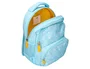 Liderpapel Mochila escolar multibolsillo infantil azul flowers
