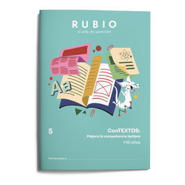RUBIO Cuaderno A4 Competencia Lectora 5º de Primaria (+10 años) lifen-sku-placeholder-id