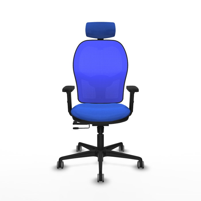 PIQUERAS Y CRESPO Silla de oficina Jorquera Azul con mecanismo Sincro/Traslack PIQUERAS Y CRESPO Silla de oficina Jorquera Azul con mecanismo Sincro/Traslack