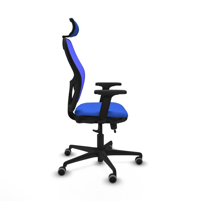 PIQUERAS Y CRESPO Silla de oficina Jorquera Azul con mecanismo Sincro/Traslack PIQUERAS Y CRESPO Silla de oficina Jorquera Azul con mecanismo Sincro/Traslack