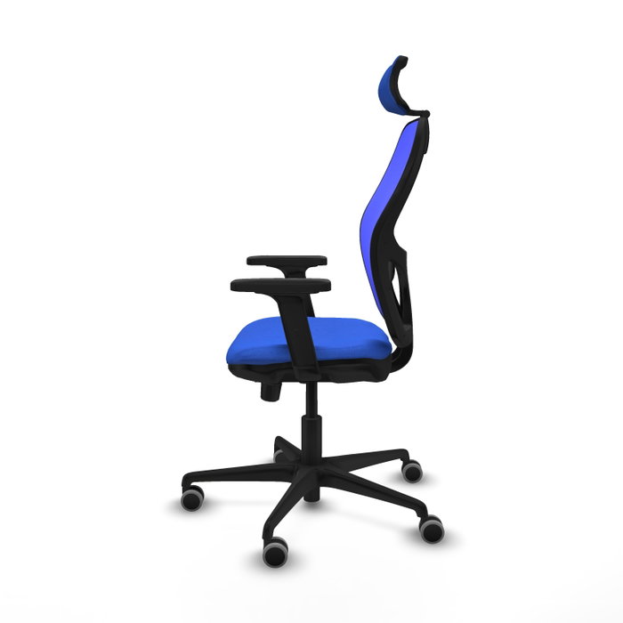 PIQUERAS Y CRESPO Silla de oficina Jorquera Azul con mecanismo Sincro/Traslack PIQUERAS Y CRESPO Silla de oficina Jorquera Azul con mecanismo Sincro/Traslack