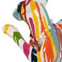 Figura Gato Multicolor Resina Decoración 32 X 13 X 28,50 cm