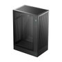 DeepCool CH170 PLUS Torre Gaming Micro ATX Mini-ITX PC Negro con Panel de Cristal Templado, Sin Fuente de Alimentación