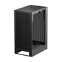 DeepCool CH170 PLUS Torre Gaming Micro ATX Mini-ITX PC Negro con Panel de Cristal Templado, Sin Fuente de Alimentación