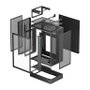 DeepCool CH170 PLUS Torre Gaming Micro ATX Mini-ITX PC Negro con Panel de Cristal Templado, Sin Fuente de Alimentación