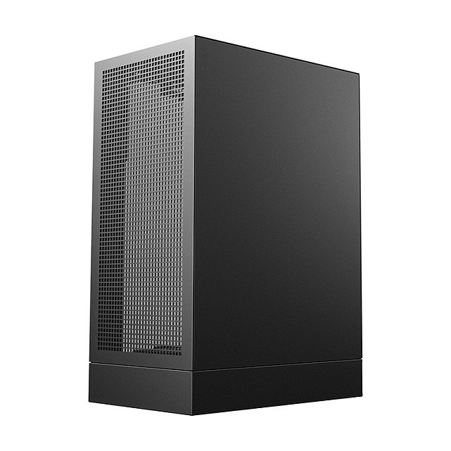 DeepCool CH170 PLUS Torre Gaming Micro ATX Mini-ITX PC Negro con Panel de Cristal Templado, Sin Fuente de Alimentación