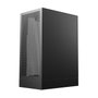 DeepCool CH170 PLUS Torre Gaming Micro ATX Mini-ITX PC Negro con Panel de Cristal Templado, Sin Fuente de Alimentación