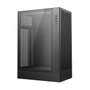 DeepCool CH170 PLUS Torre Gaming Micro ATX Mini-ITX PC Negro con Panel de Cristal Templado, Sin Fuente de Alimentación