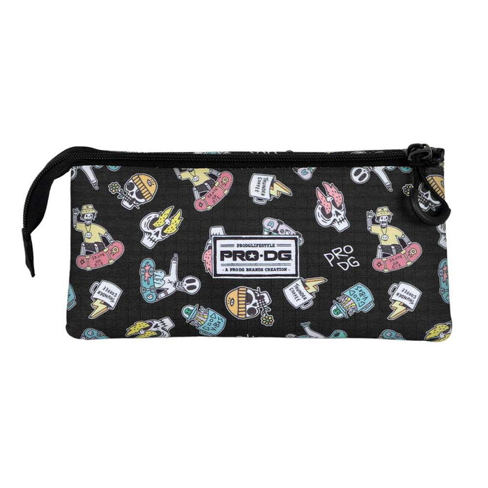 Pro-Dg Estuche Portatodo Triple Underground Ripstop Repelente Liquidos Negro 1L 23.5x10x5 cm
