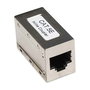 Intellinet Copla RJ45 F/UTP (FTP) Cat5e 8P8C Oro Metálica Plata - Compatible con EIA/TIA, UL