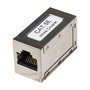 Intellinet Copla RJ45 F/UTP (FTP) Cat5e 8P8C Oro Metálica Plata - Compatible con EIA/TIA, UL