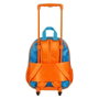 Naruto Mochila Infantil 3D con Ruedas Pequeña Azul