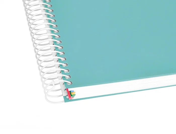 Antartik Cuaderno Espiral A4 Forrado 120 Hojas 90gr Color Menta Horizontal