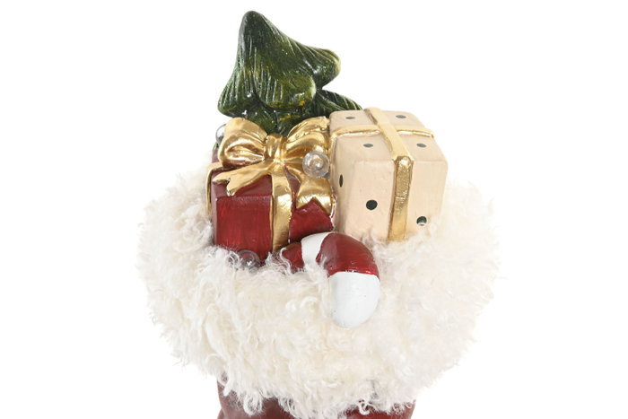 DKD Home Decor Figura Navidad Tradicional Rojo Blanco Dorado Verde Led Magnesia 29 x 33.5 x 16.5 cm DKD Home Decor Figura Navidad Tradicional Rojo Blanco Dorado Verde Led Magnesia 29 x 33.5 x 16.5 cm