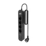 Aisens Regleta de Enchufes Multifunción 4 Tomas + Cargador 20W 2xUSB-C 2xUSB-A Negro ASPS-2A2C13-BK