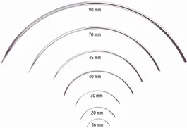 Covetrus Agujas de sutura 3/8 Taper SZ 12 (38mm) ojo regular 12u
