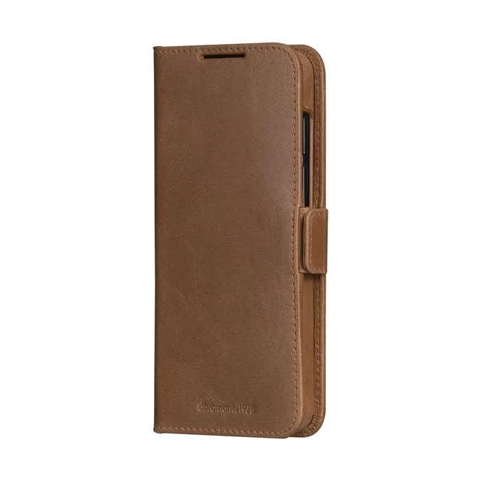 Lynge Funda Libro de Cuero para Samsung Galaxy S25 - 15,8 cm (6.2") - Color Bronceado