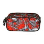 Pro-Dg Estuche Portatodo FAN 2.2 Sneak Escolar Rojo 3 Compartimentos Ripstop Trolley 23x11x10 cm