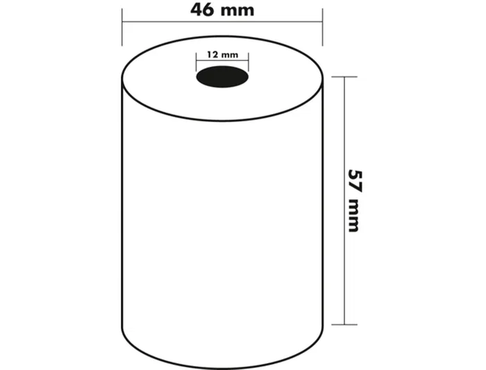 Q-connect Rollo Sumadora Termico 57 mm Ancho x 47mm Diametro (Sin Bisfenol A) Q-connect Rollo Sumadora Termico 57 mm Ancho x 47mm Diametro (Sin Bisfenol A)