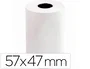 Q-connect Rollo Sumadora Termico 57 mm Ancho x 47mm Diametro (Sin Bisfenol A)