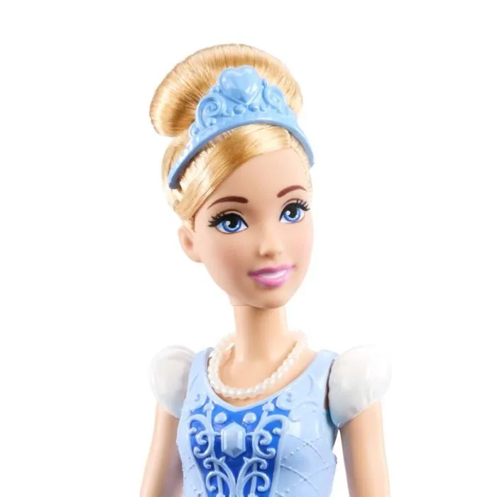 Disney Princess Muñeca Cenicienta con 2 Trajes y 7 Accesorios - A Partir de 3 Años
