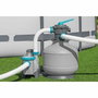 Bestway Bomba de filtración de arena para piscinas de hasta 66 m³ - 11.355 L/h - Con prefiltro