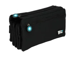 Grafoplas Estuche portatodo Bits&Bobs Cuádruple Negro