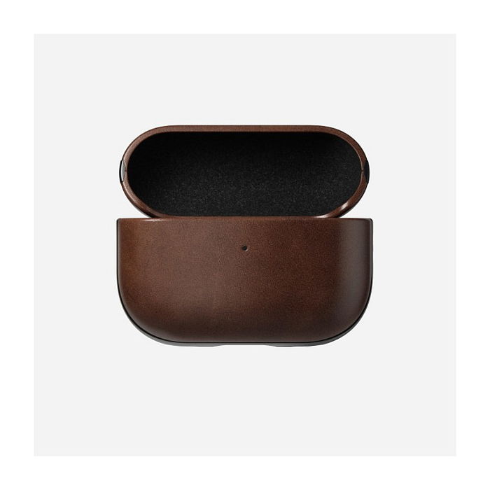 Nomad Modern Leather Case Funda de Cuero Marrón para Apple AirPods Pro 2, Material: Cuero, Microfibra y Policarbonato Nomad Modern Leather Case Funda de Cuero Marrón para Apple AirPods Pro 2, Material: Cuero, Microfibra y Policarbonato