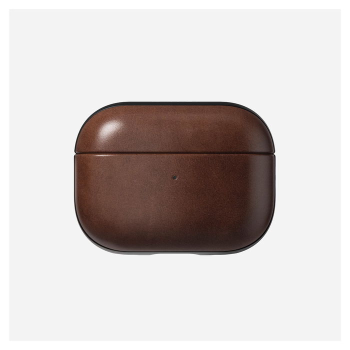 Nomad Modern Leather Case Funda de Cuero Marrón para Apple AirPods Pro 2, Material: Cuero, Microfibra y Policarbonato Nomad Modern Leather Case Funda de Cuero Marrón para Apple AirPods Pro 2, Material: Cuero, Microfibra y Policarbonato