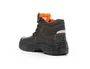 Safetop Bota de seguridad de cuero grabado negra talla 42