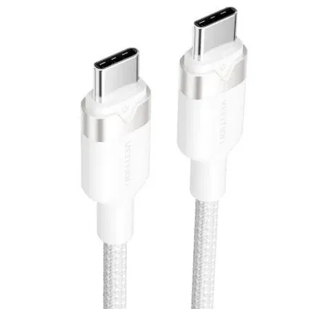 Vention Cable USB Tipo-C Macho - USB Tipo-C Macho 60W 480Mbps 2m Blanco TRDWH