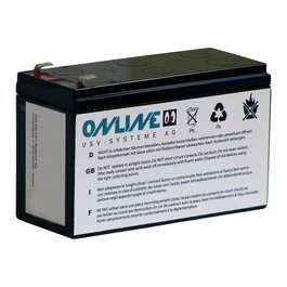 Online USV-Systeme BCZ1000 Batería de Repuesto para ZINTO 1000 (2017) - Gris, 7.9 kg